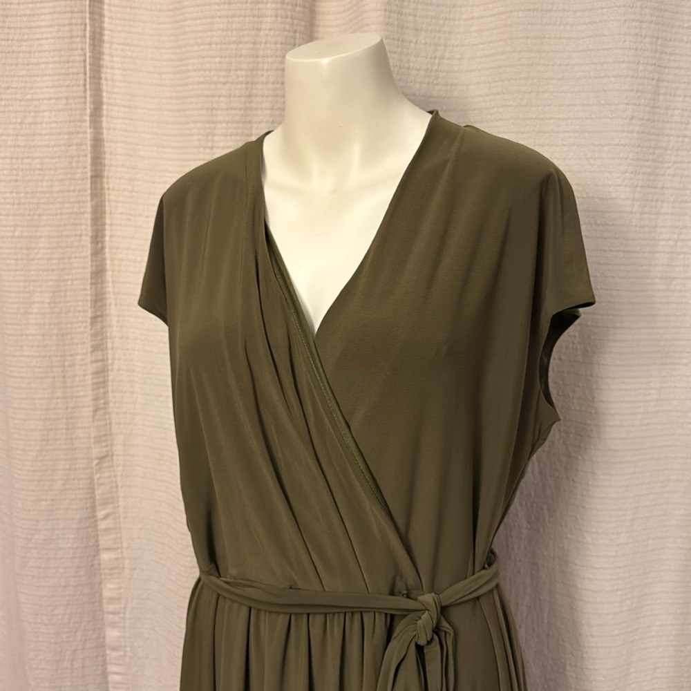 Tommy Hilfiger Olive green dress - Picture 2 of 5